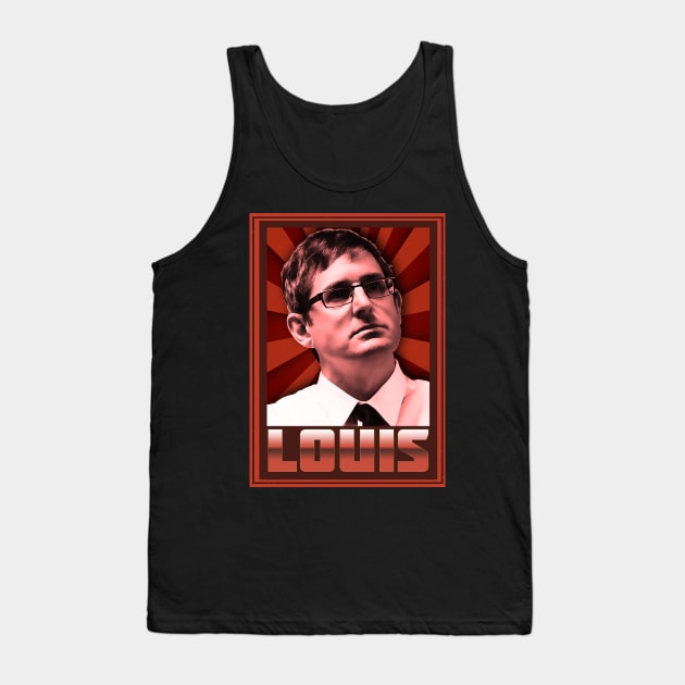 Louis Theroux Inspired Fan Art Design Tank Top by HellwoodOutfitters